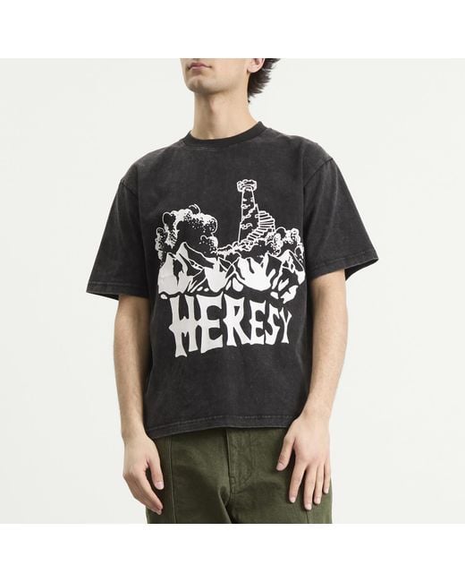 Heresy Black Tower T-Shirt for men
