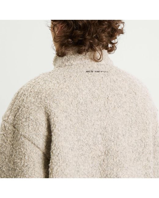 MKI Miyuki-Zoku Natural Wool Fleece Track Jacket for men