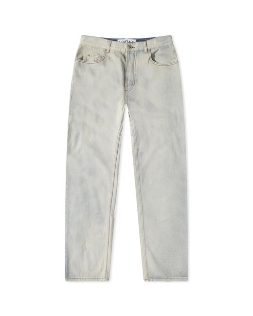 Loewe Cropped Jean in Gray for Men | Lyst