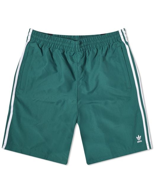 Adidas Green Oversized Retro Shorts