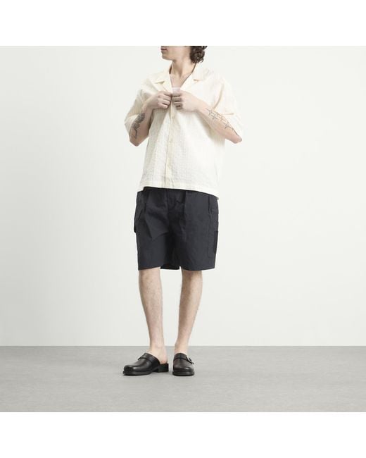 A Kind Of Guise White Samata Vacation Shirt for men