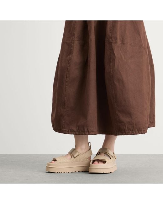 Ugg Natural Goldenglow Embossed Sandal