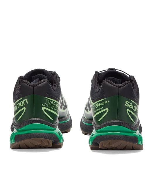 Salomon Xt-6 Gore-tex Sneakers Black / Eden / Green Ash for men