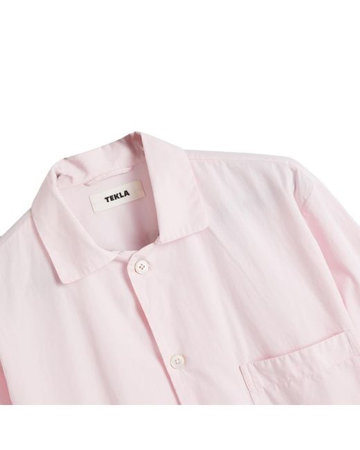 Tekla Pink Sleep Shirt