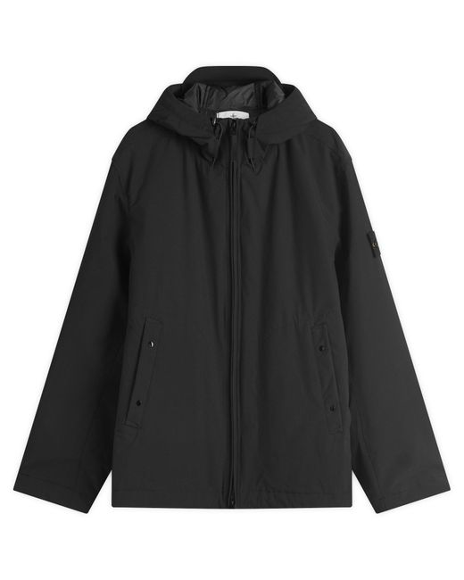 Stone Island Black Soft Shell-R Primaloft Parka Jacket for men