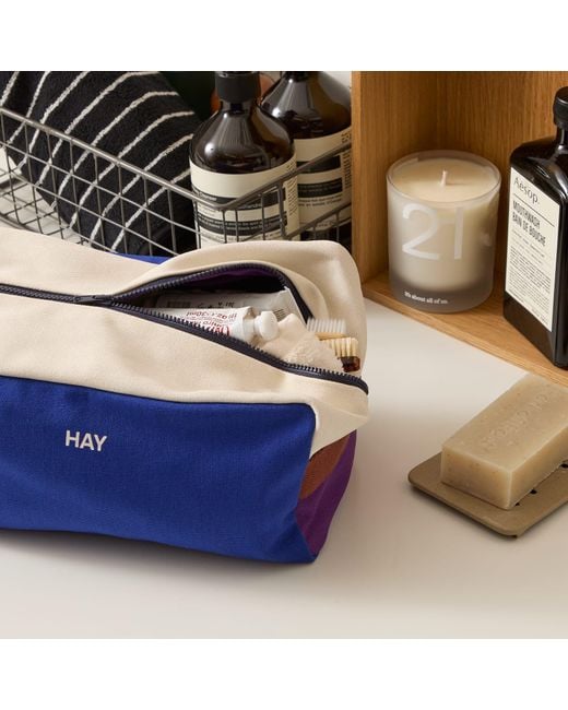 Hay Blue Multi Wash Bag