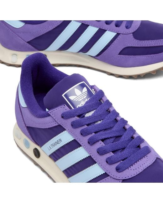 Adidas Purple La Trainer Og Sneaker for men