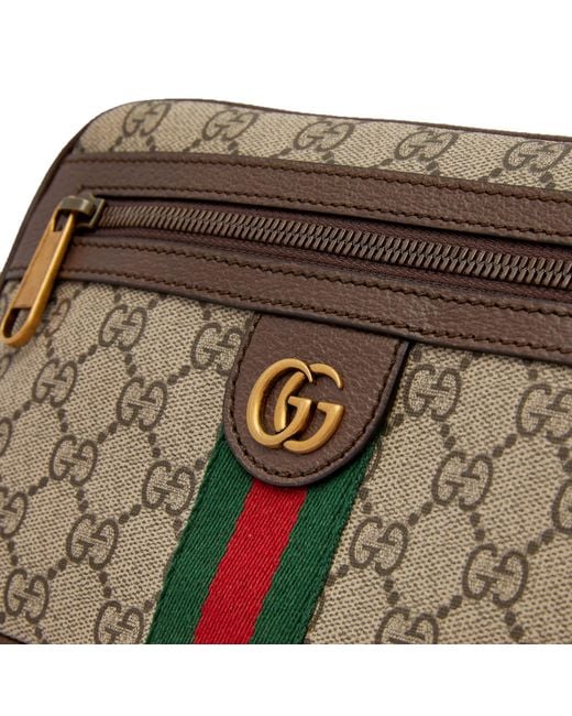 Gucci Brown Ophidia Gg Monogram Waist Bag for men
