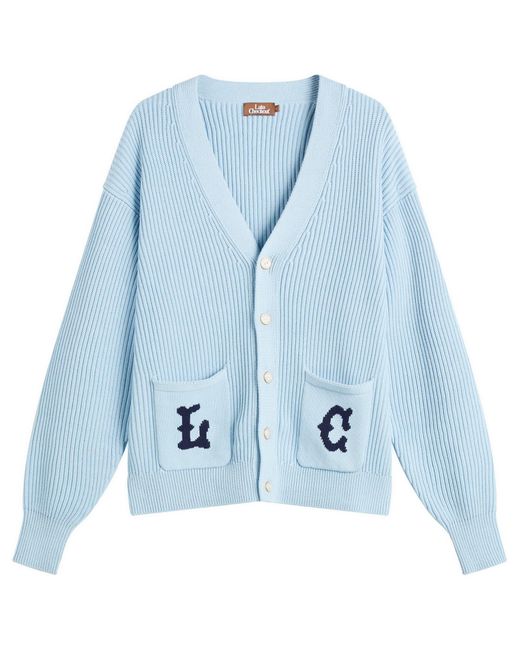 Late Checkout Blue Lc Cardigan for men