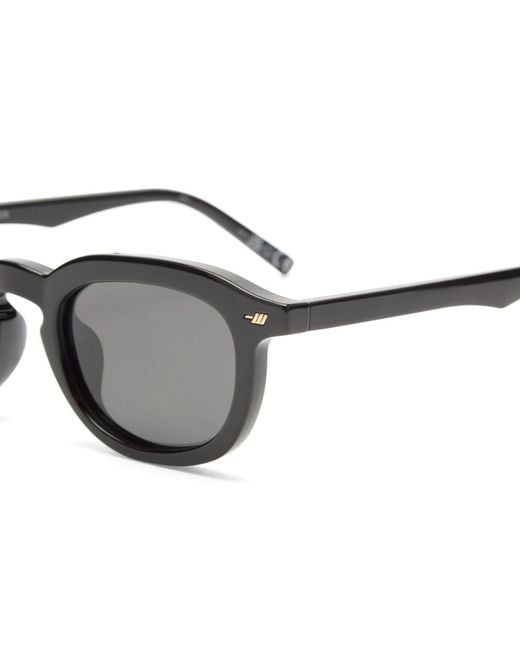 Le Specs Metallic Heart Throb Sunglasses