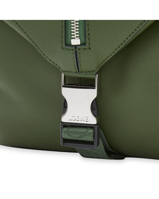 Loewe Green Convertible Small Backpack for men