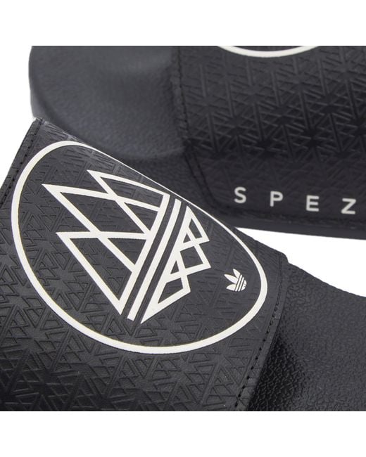 Adidas Originals Black Adidas Spzl Adilette Sneakers for men
