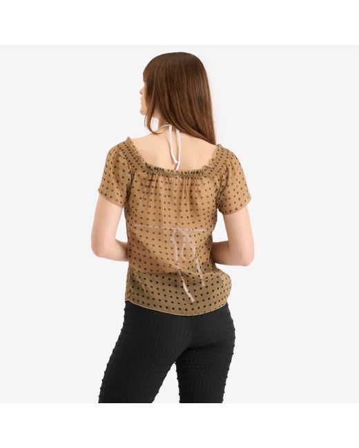 Fruity Booty Natural Polka Top