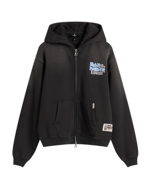 パーカー・フーディ Represent Iron Maiden Anniversary Hoody REPRESENT x Iron Maiden Men's Anniversary Full-Zip Hoodie