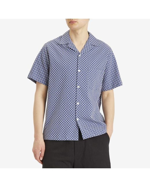 Portuguese Flannel Blue Midnight Sky Vacation Shirt for men