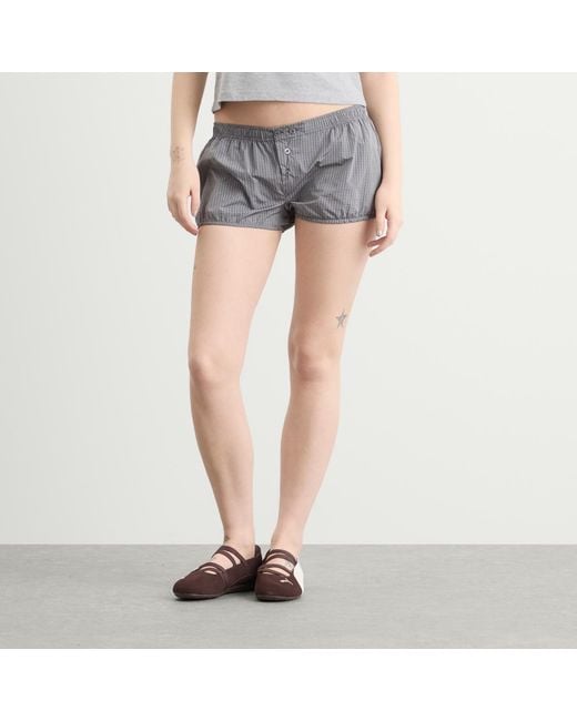 Fruity Booty Gray Tafetta Bloomer Shortie
