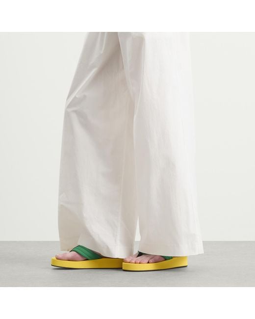 Coperni Green Foam Flip Flops