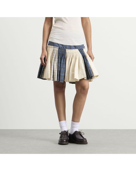 STORY mfg. Blue Nest Mini Skirt
