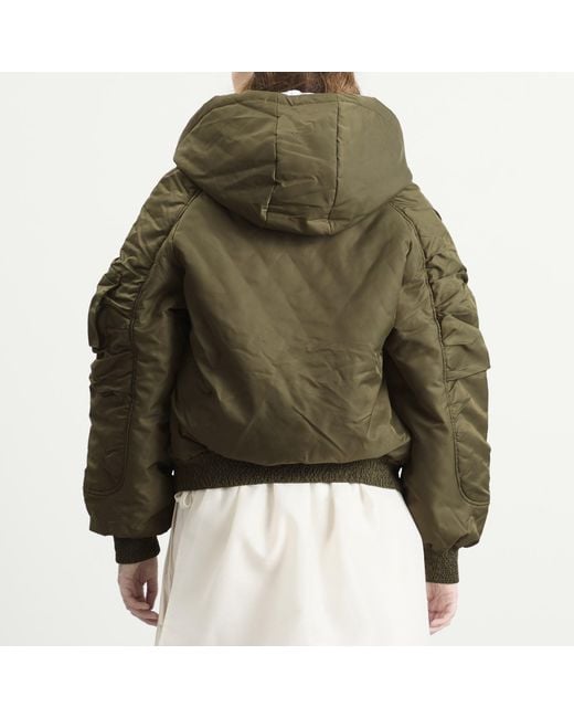 Peachy Den Green The Penny Flight Jacket