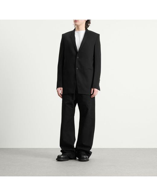 Rick Owens Black Concordian Blazer for men