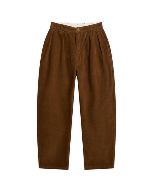 Service Works Brown Corduroy Part Timer Pants for men