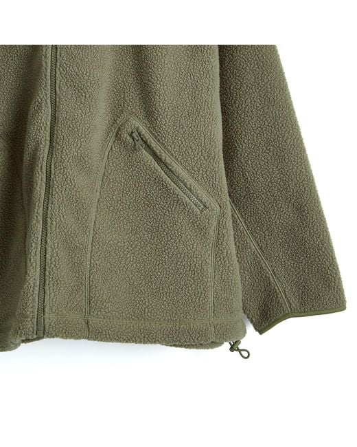 YMC Green Aaron Zip Fleece for men