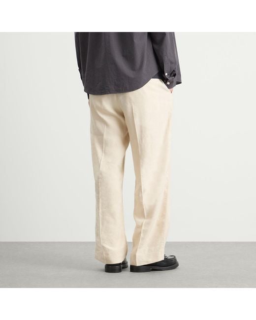 NN07 Natural Kay Linen Blend Trousers for men