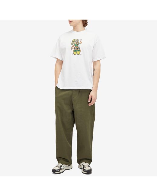 Brain Dead White Bongo Brain T-Shirt for men