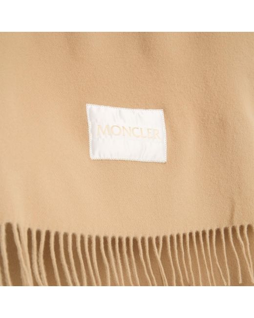Moncler Natural Wool Scarf