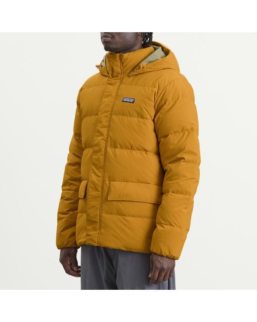 Patagonia Yellow Sisar Down Hooded Jacket for men