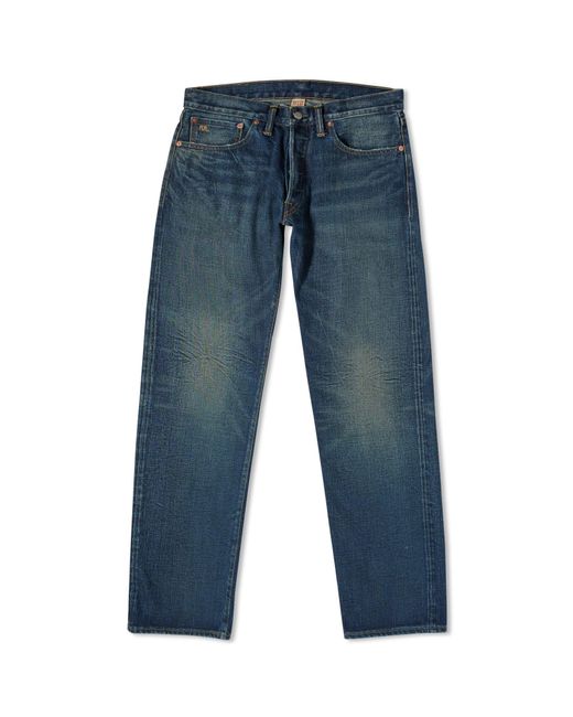 RRL Blue Low Straight Jean for men