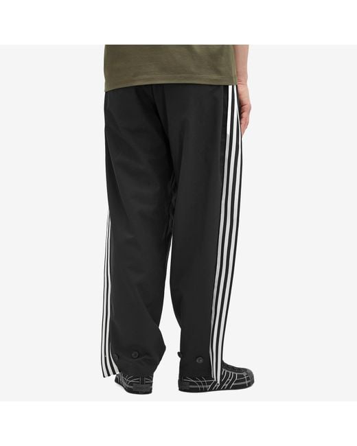 Y-3 Black Refined Wool Track Pants for men