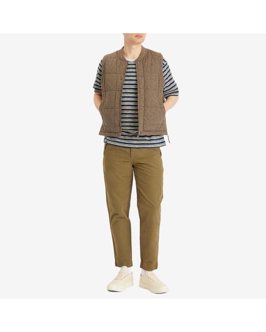 Folk Blue Multistripe T-Shirt for men