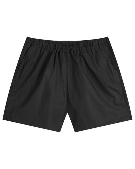 Deiji Studios Black Ruffle Shorts
