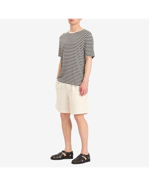 Norse Projects Natural Benn Cotton Linen Shorts for men