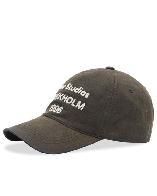 Acne Black Carliy 1996 Cap for men