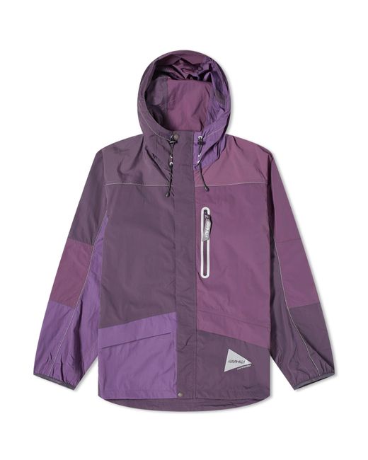 Gramicci Purple X And Wander Patchwork Wind Jacket for men