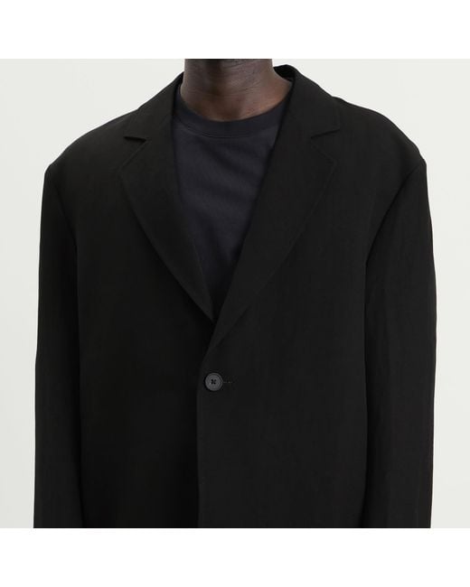 Studio Nicholson Black Denson Single Breasted Blazer for men