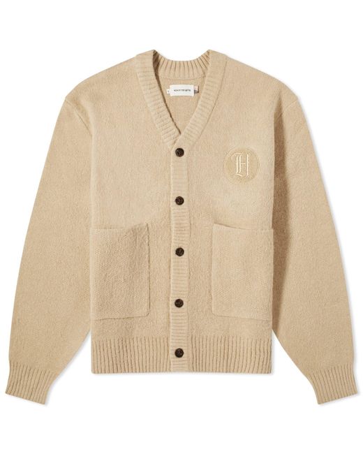 Honor The Gift Natural Stamp Patch Cardigan for men