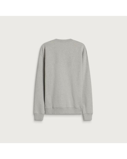 AMI Gray Adc Loopback Sweatshirt for men