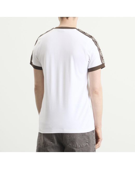 Umbro White Taped T-Shirt for men