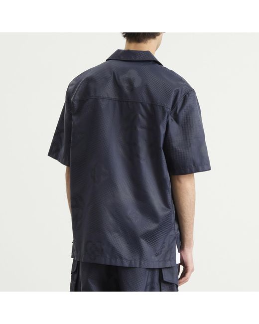 Casablanca Blue Monogram Shirt for men