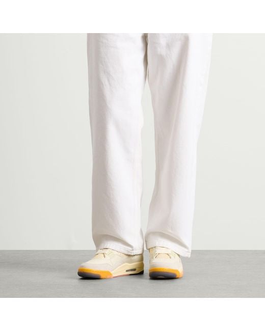 Nike White W 4 Retro Sneaker