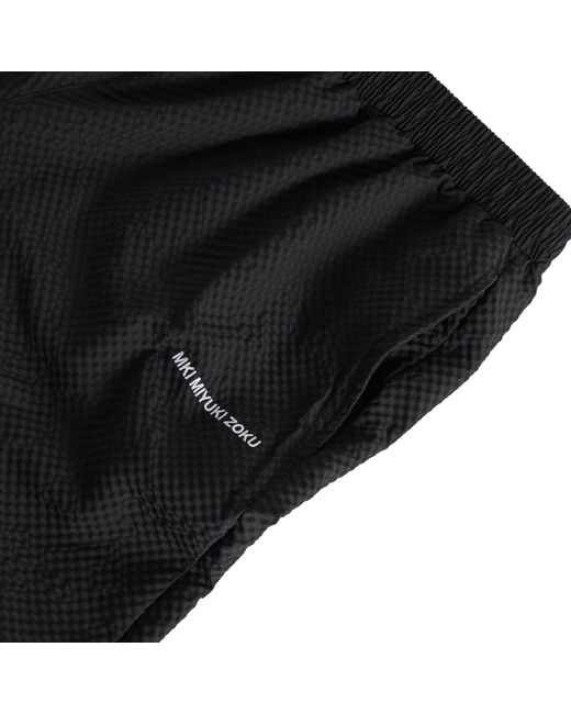 MKI Miyuki-Zoku Blue Presented By End. Seersucker Wide Leg Trousers for men