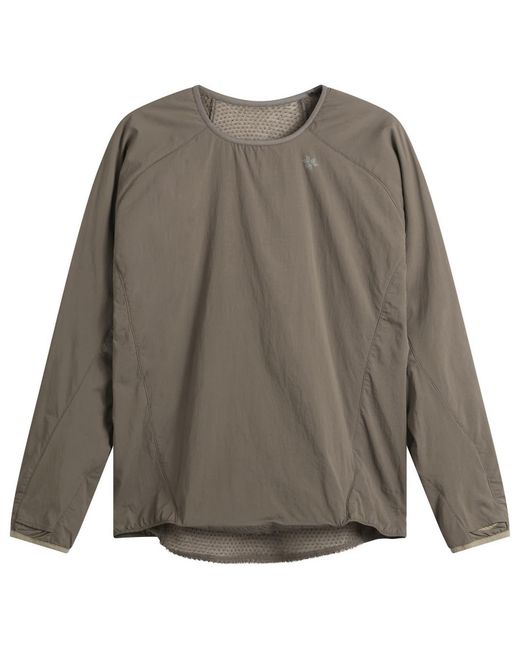 Goldwin Gray Kel Light Polartec Crew for men