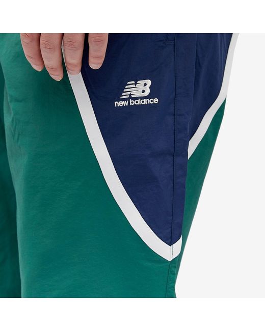 New Balance Hoops Woven Pant Green