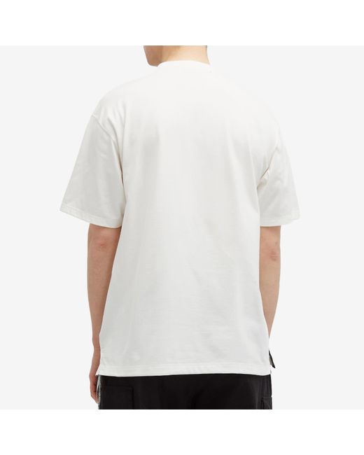 Mastermind Japan White Zip Pocket T-Shirt for men