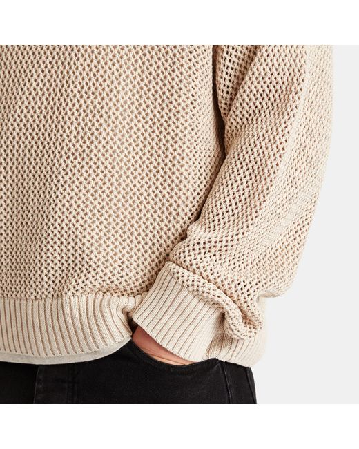 Represent Natural Open Gauge Knit Sweater for men
