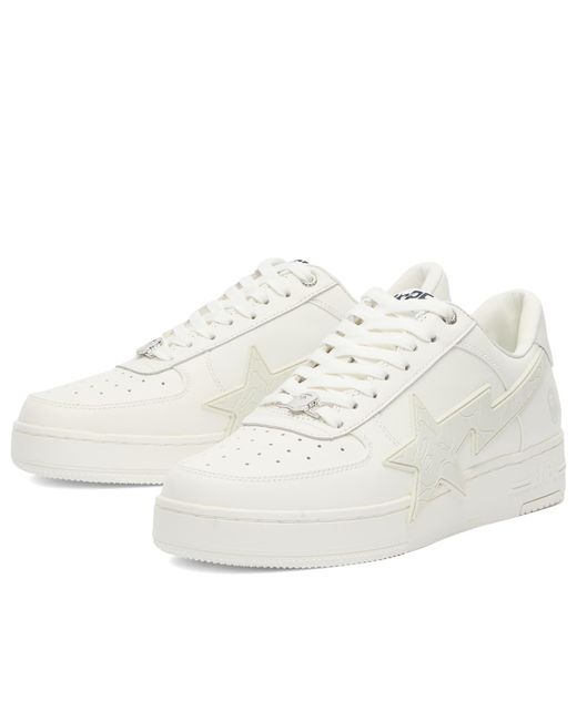 A Bathing Ape White Bape Sta Os #2 M2 for men