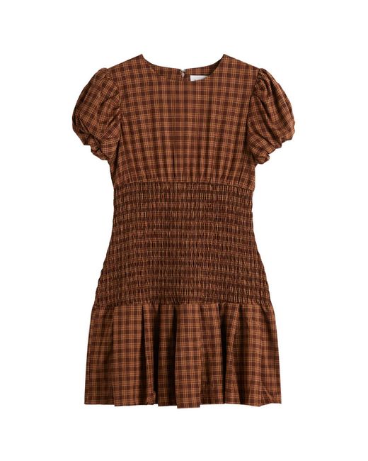 House Of Sunny Valerie Mini Dress in Brown | Lyst